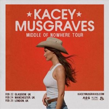 KACEY MUSGRAVES, OVO HYDRO GLASGOW, MONDAY 22ND FEBRUARY 2027